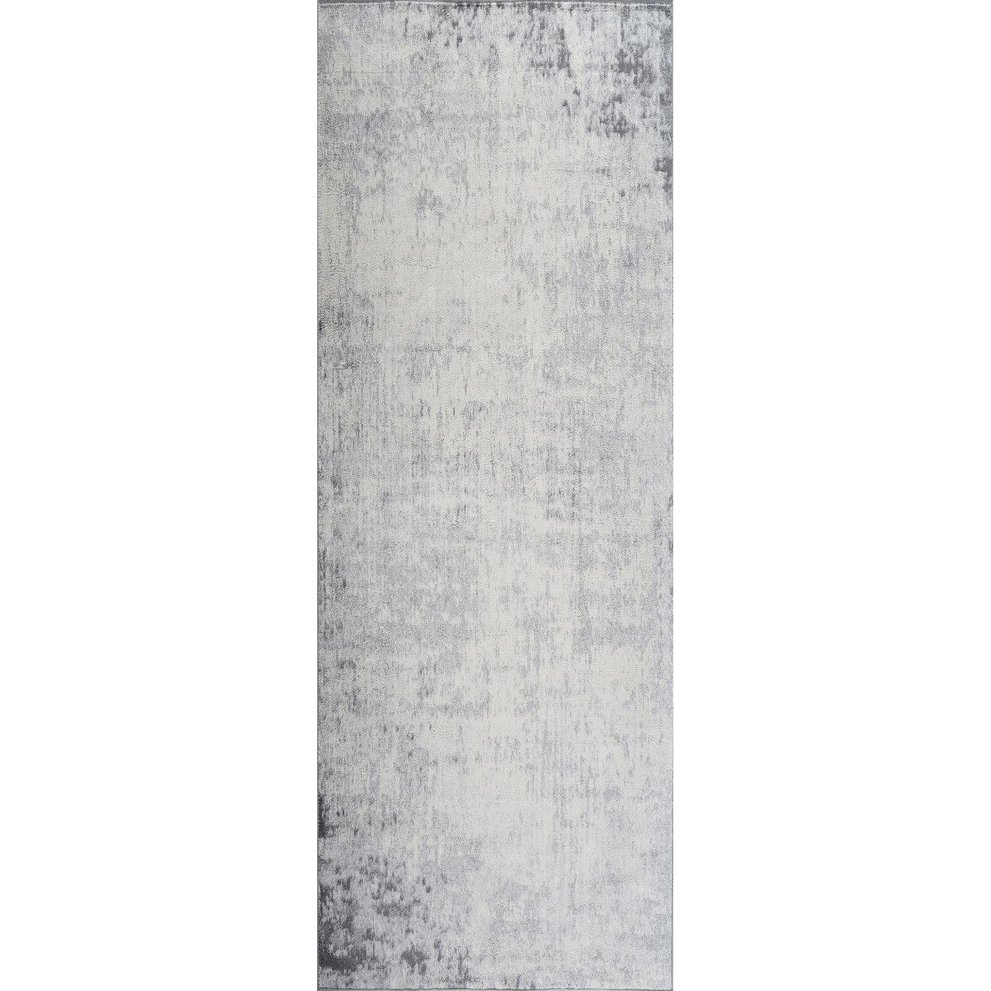 Tapis de Couloir Abstrait Utrecht Moderne Blanc/Gris