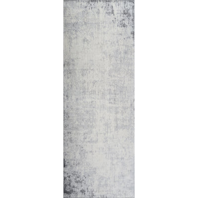Tapis de Couloir Abstrait Utrecht Moderne Blanc/Gris