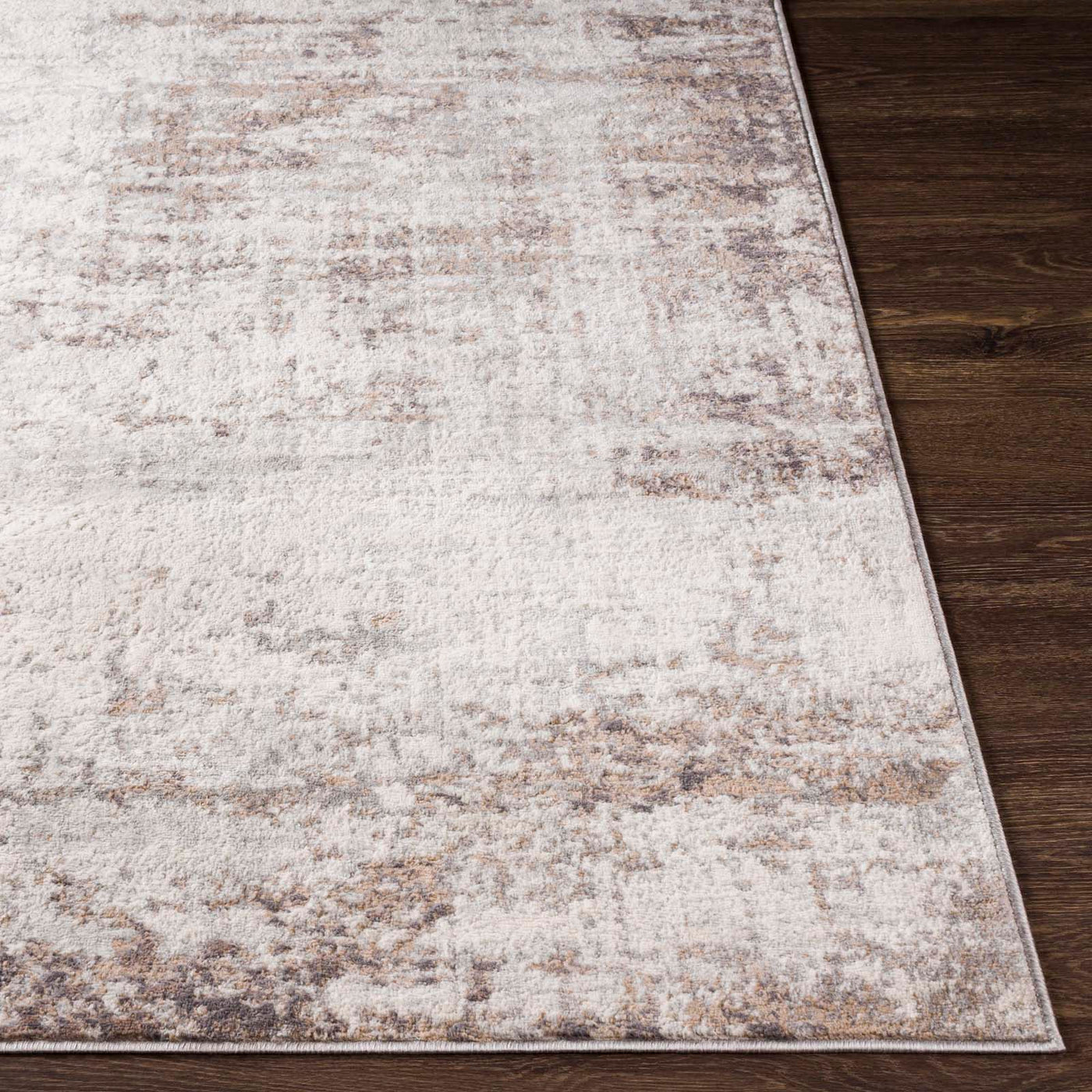 Tapis Abstrait Utrecht Moderne Gris/Marron