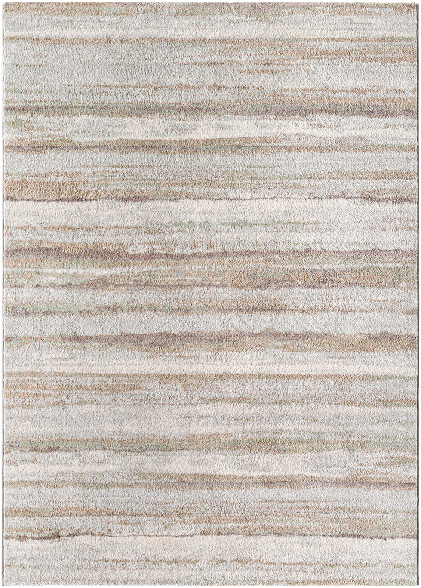 Tapis Scandinave Moderne Brun/Vert Dusel