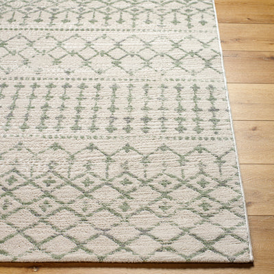 Tapis Berbère Ethnique Gris/Vert Iwata