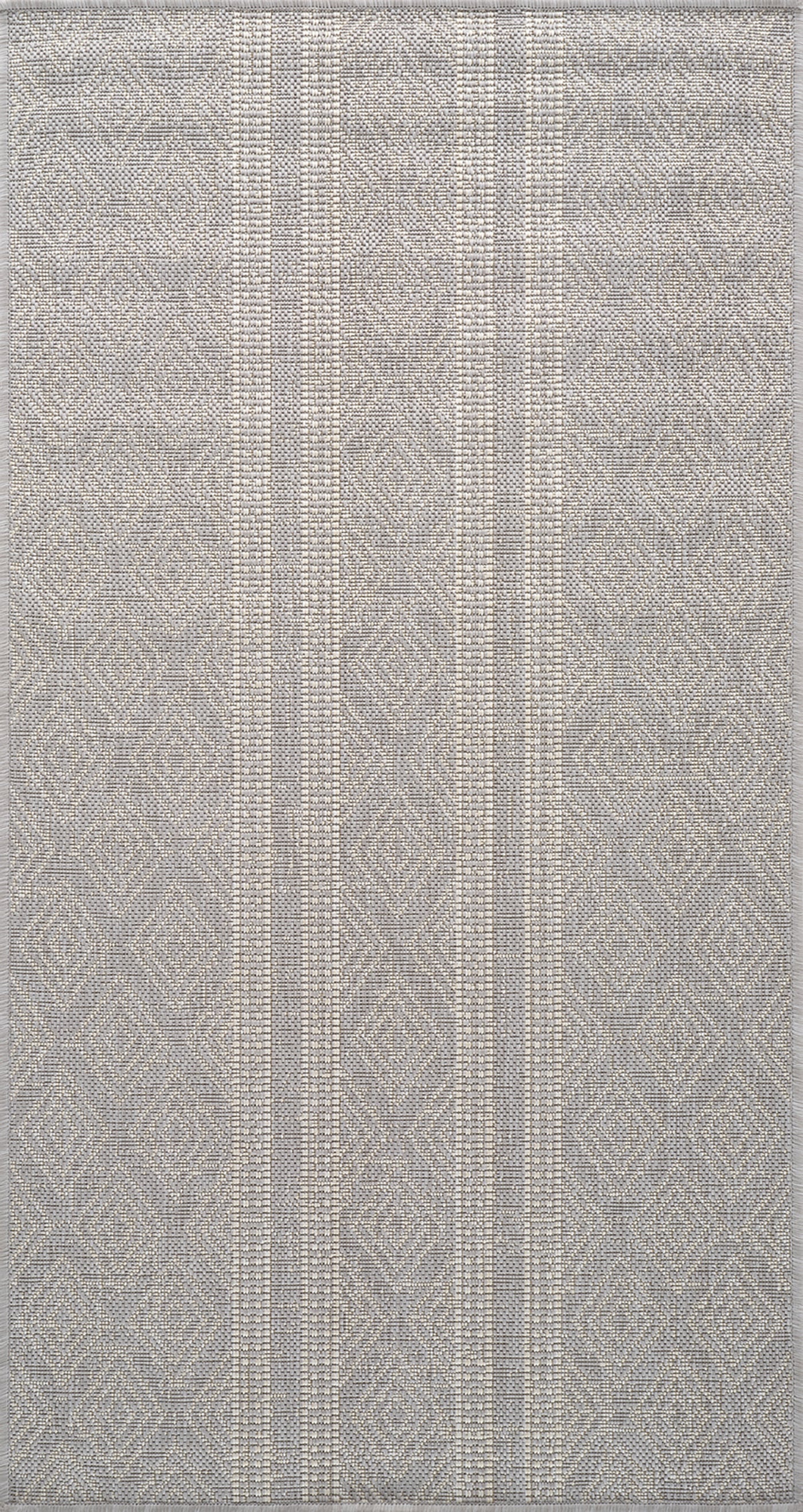 Tapis d'Extérieur/Intérieur Gris/Ivoire  Hebi