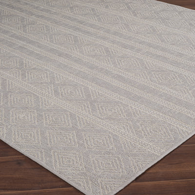 Tapis d'Extérieur/Intérieur Gris/Ivoire  Hebi
