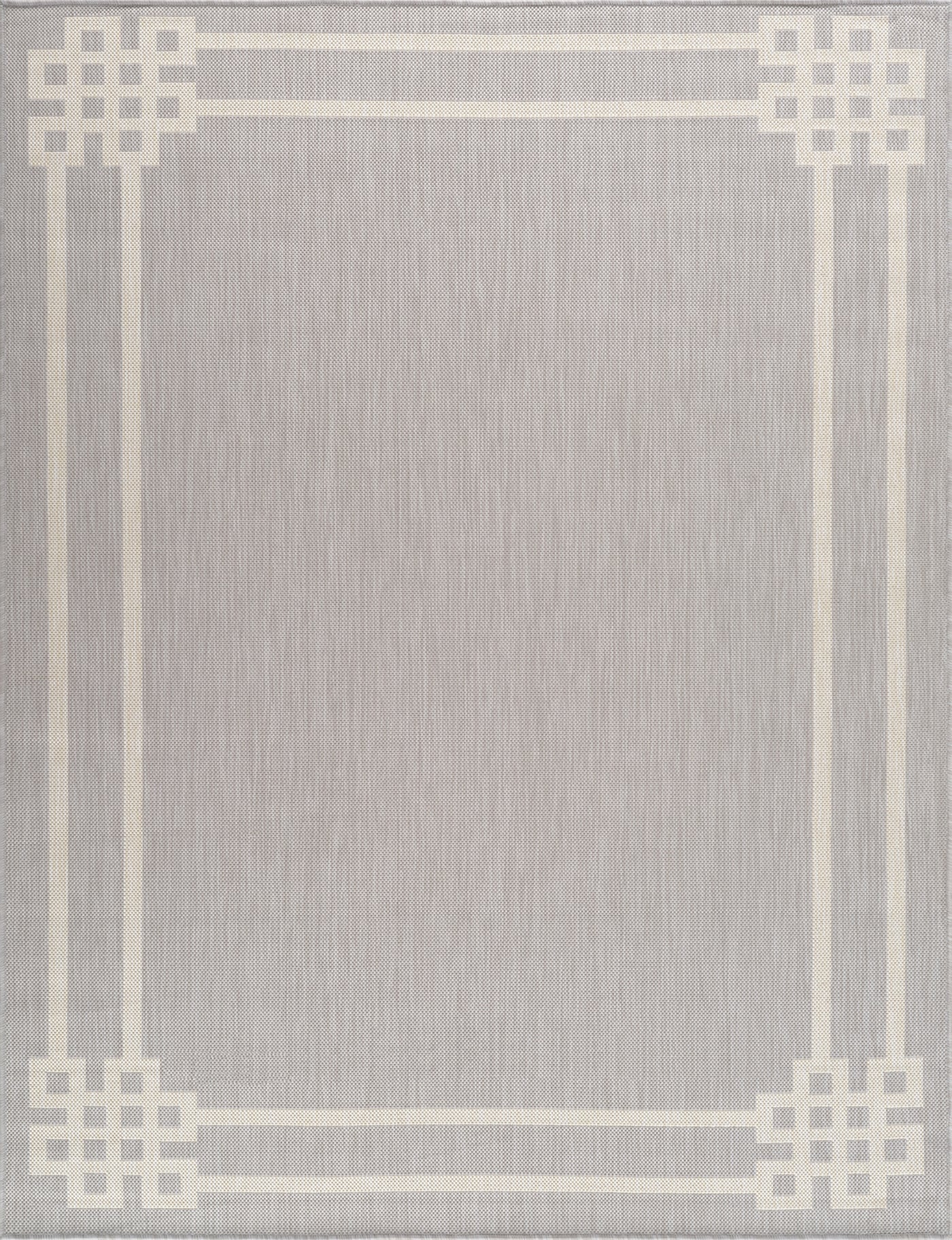 Tapis d'Extérieur/Intérieur Gris/Ivoire  Heerlen