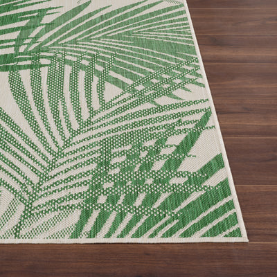 Tapis d'Extérieur/Intérieur Vert/Ivoire Hoya