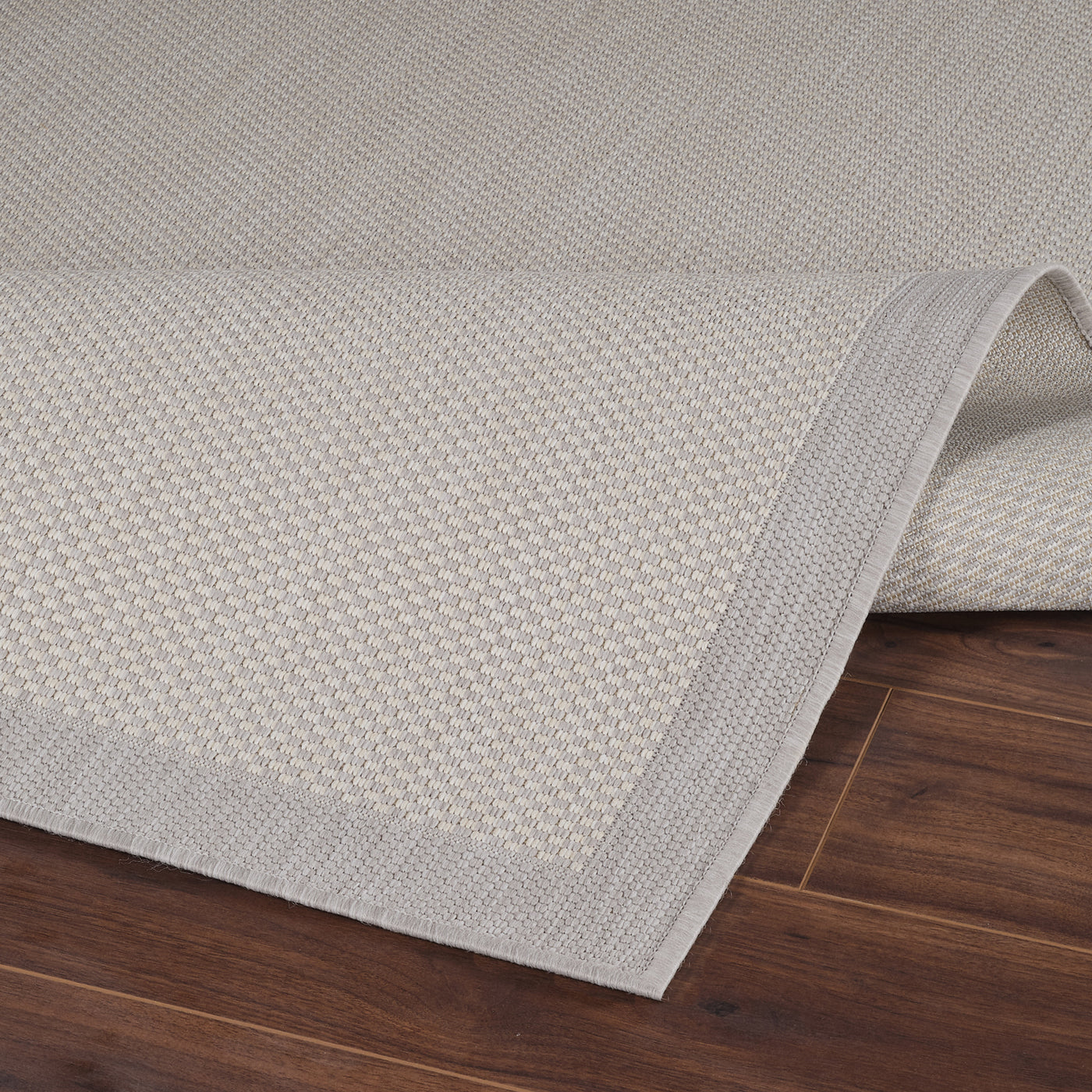 Tapis d'Extérieur/Intérieur Ivoire/Gris Kiriki