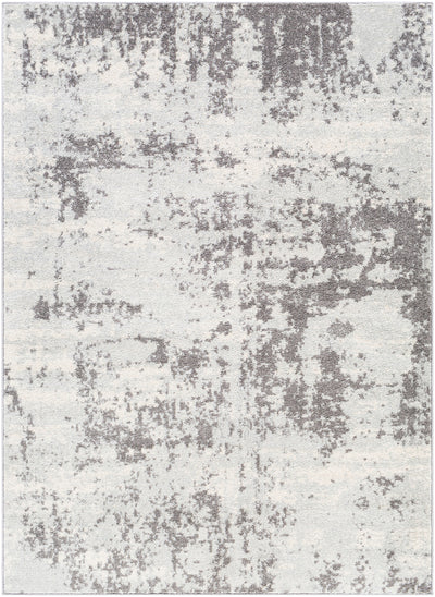 Tapis Abstrait Moderne Gris/Blanc Dunkirk