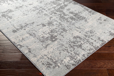 Tapis Abstrait Moderne Gris/Blanc Dunkirk