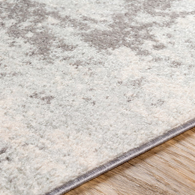 Tapis Abstrait Moderne Gris/Blanc Dunkirk