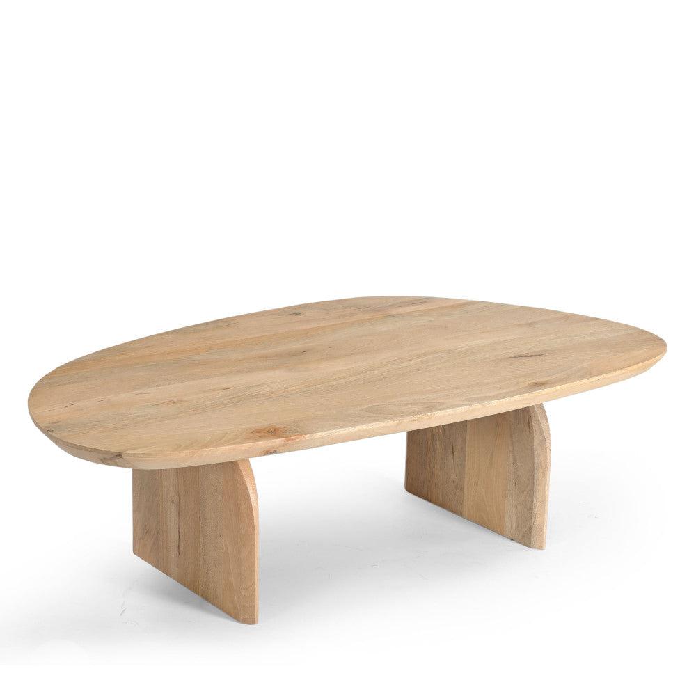 Table basse en bois massif de manguier Drawer - Léger défaut