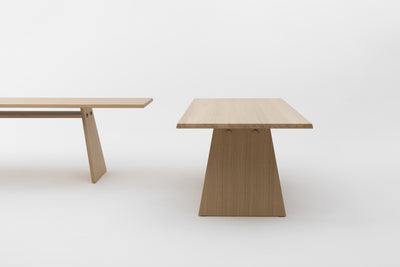 Grande table à manger Design Cruso 300cm en chêne massif